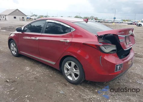 2016 Hyundai Elantra Value Edition z USA, uszkodzony, nr VIN 5NPDH4AE7GH776196